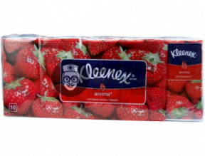 Фото товара Kleenex Платочки носовые бумажные Клубника