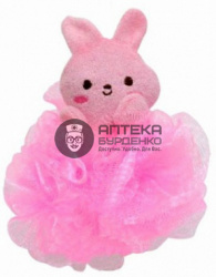 Фото товара Kokubo Мочалка Furocco Kids Розовый кролик 880225