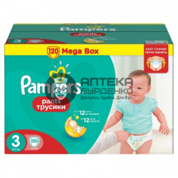 Фото товара Памперс (pampers) трусики pants midi 6-11 кг. 120 шт.